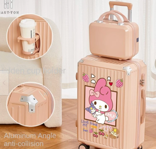 My Melody Carry-On Suitcase Set