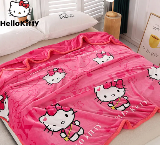 Hello Kitty Cozy Fleece Blanket