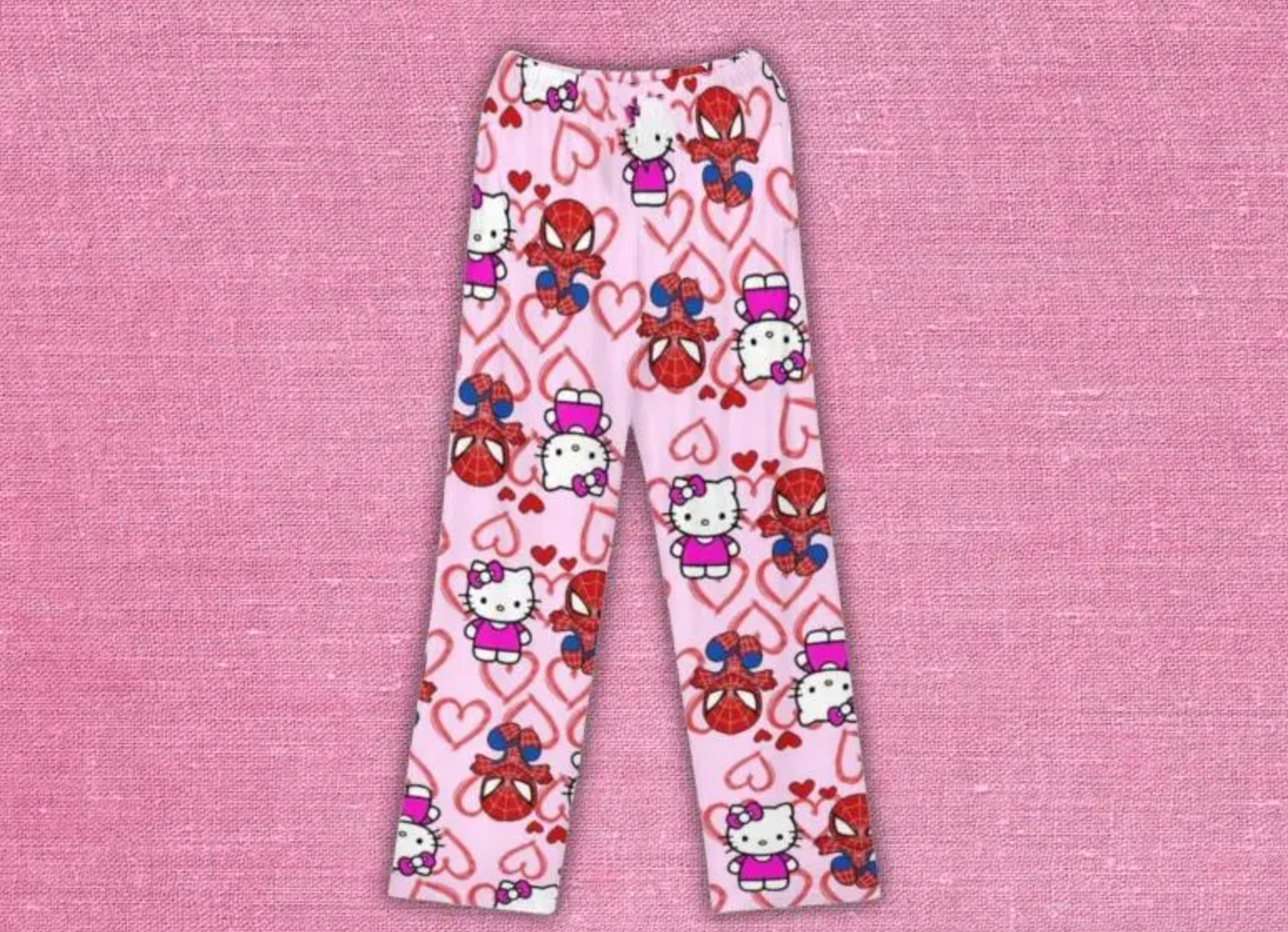 Spiderman x Hello Kitty PJ Pants