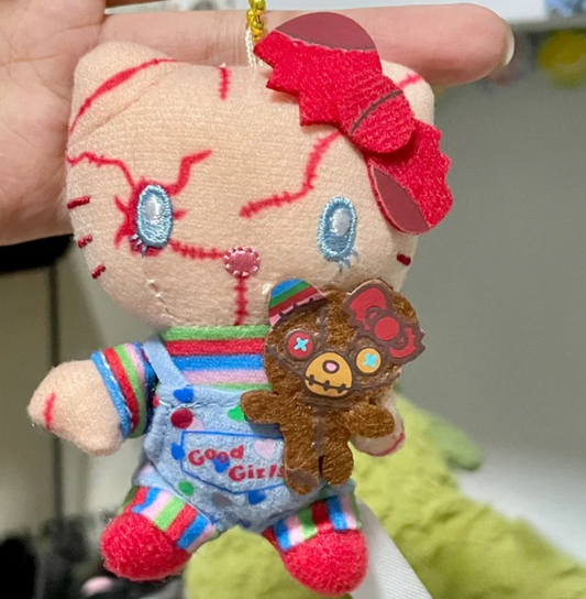 Hello Kitty x Chucky Plushie Bag Charm