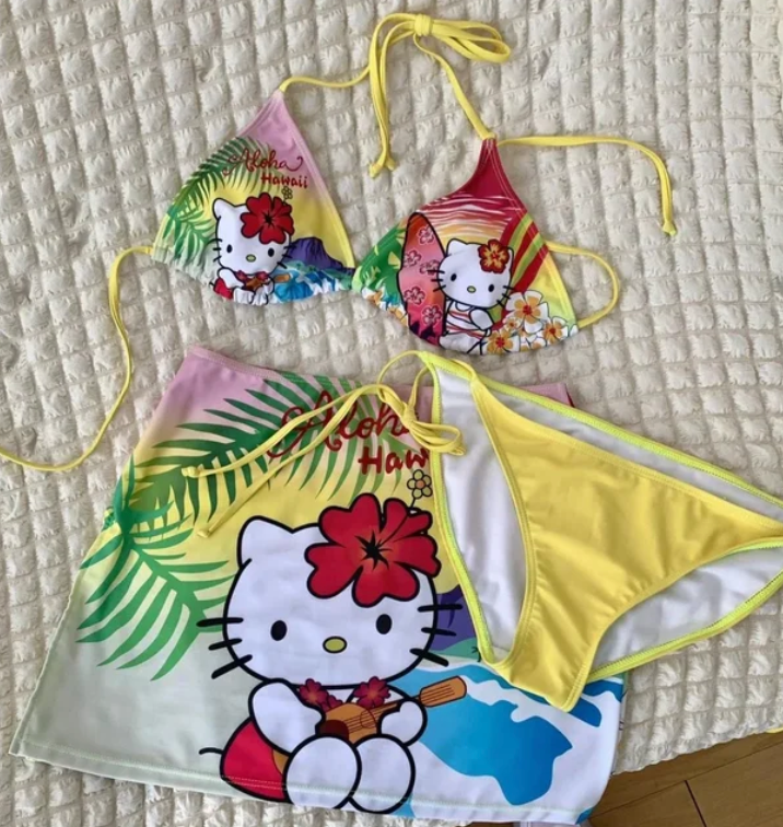 Sanrio Hello Kitty 3-Piece Swim Set