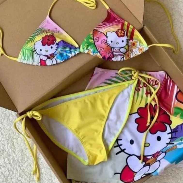 Sanrio Hello Kitty 3-Piece Swim Set