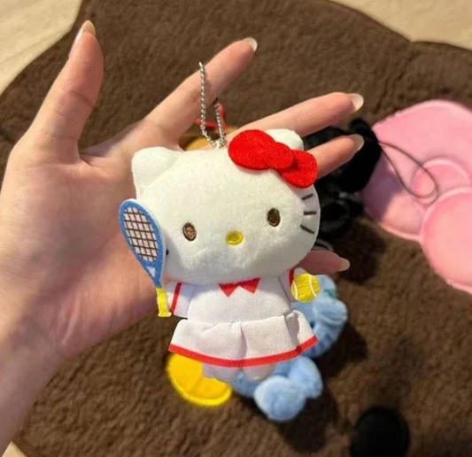 Tennis Hello Kitty Plushie Bag Charm