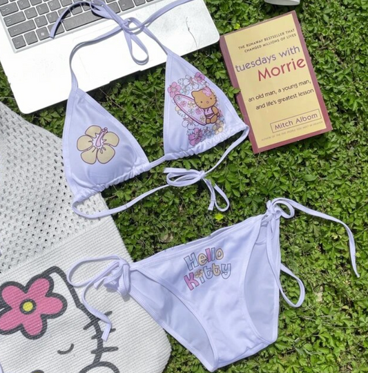Sanrio Lilac Hello Kitty Bikini