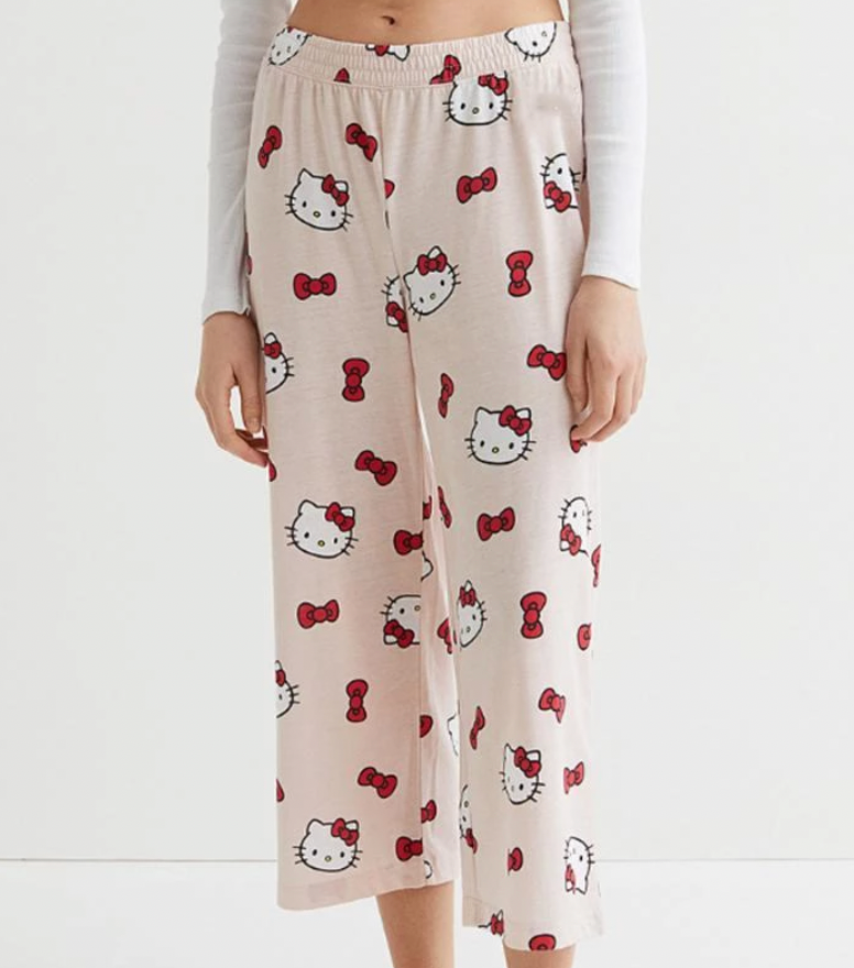 Pink hello kitty pajama pants hotsell