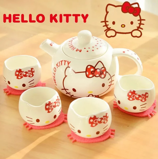 Hello Kitty Ceramics Tea Set