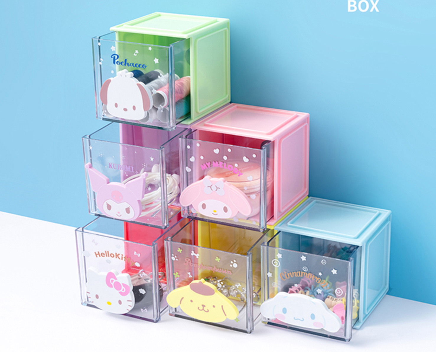 Sanrio Stackable Storage Boxes – KawaiiLoversClub