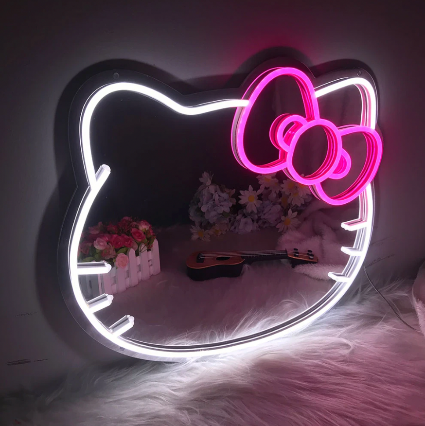 Hello kitty makeup top mirror