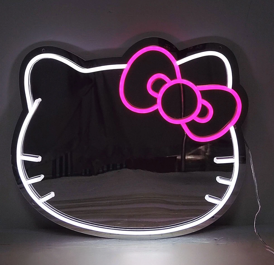 Hello kitty mirror deals light