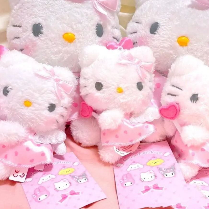 Pink Angel Hello Kitty Mascot