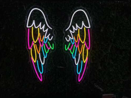 Rainbow Angel Wings