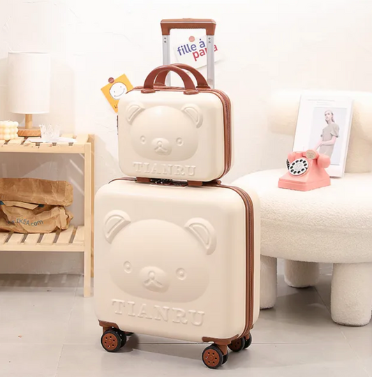 Rilakkuma Carry-On Suitcase Set