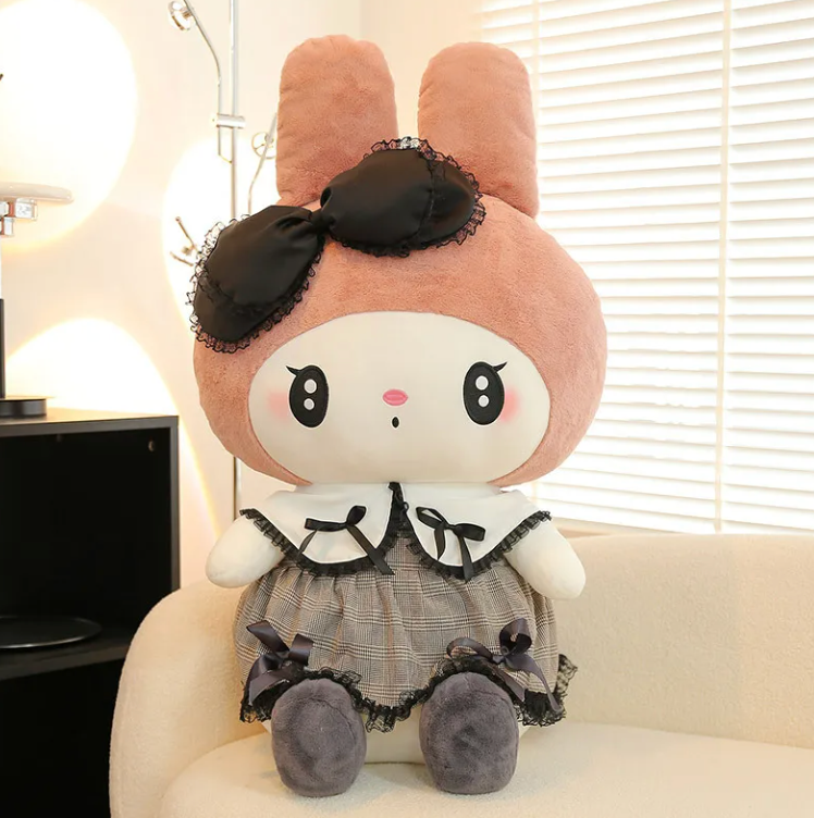 Kuromi + My Melody Lolita Plushie