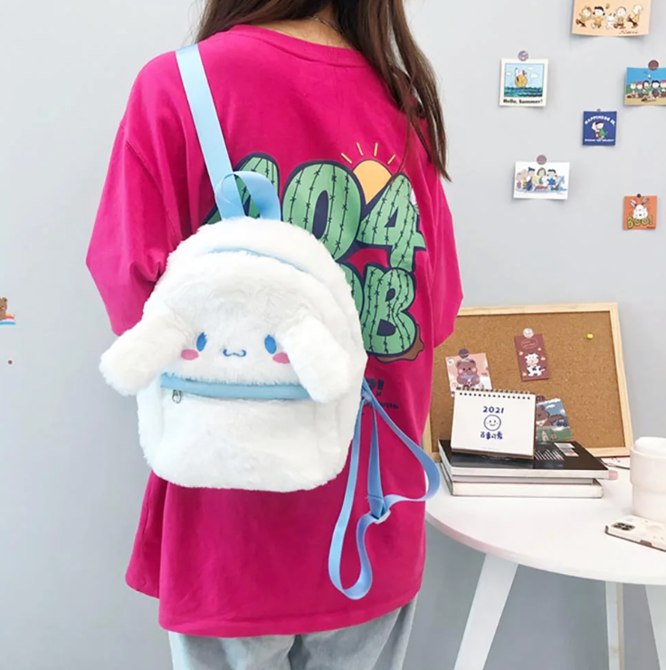 Cutie Cinnamoroll Fluffy Backpack