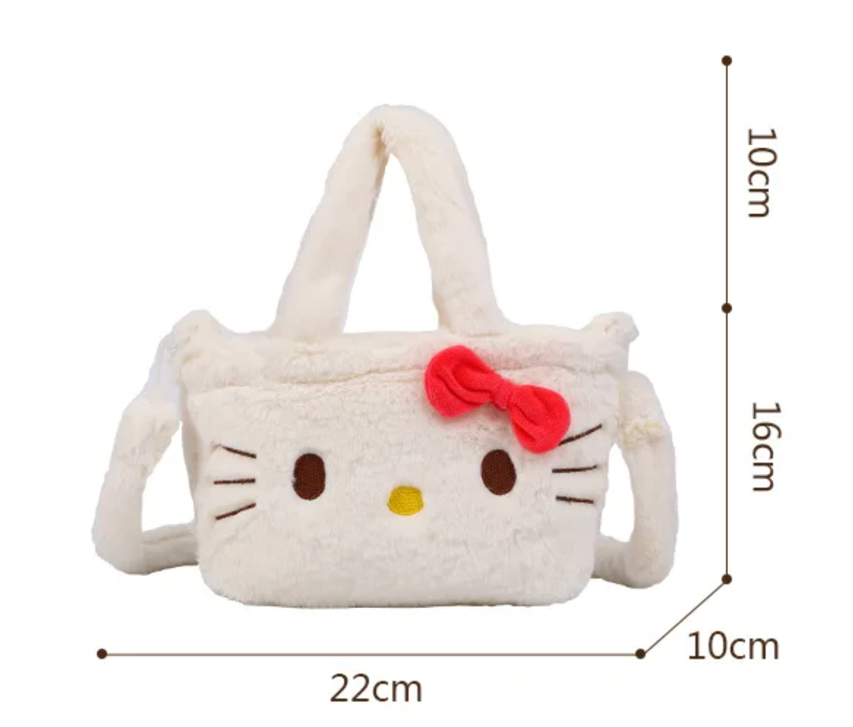 Sanrio Fluffy Crossbody Tote Bags