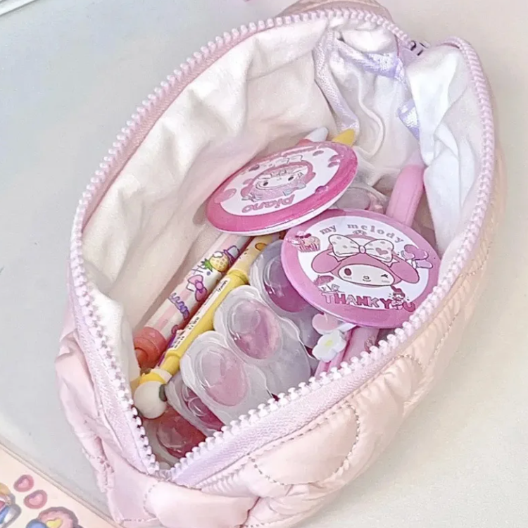 Sanrio Hello Kitty Puffer Pencil Bag