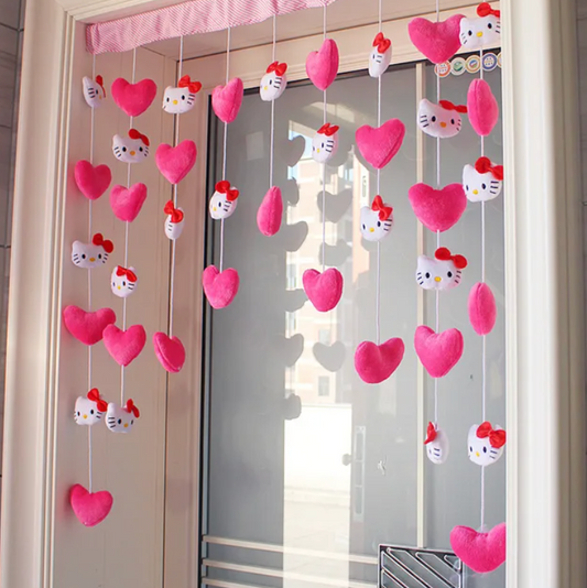 Sanrio Hello Kitty Plush Door Curtain