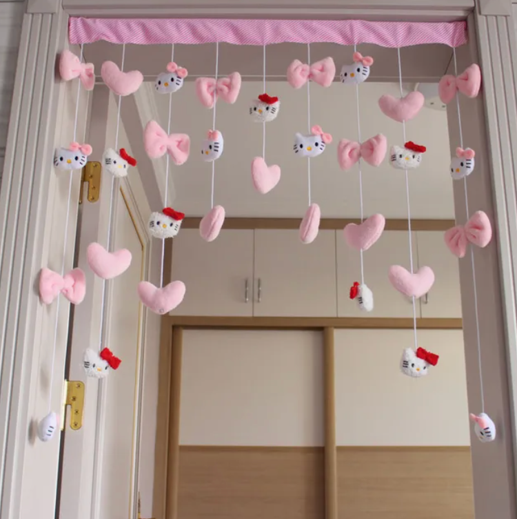 Sanrio Hello Kitty Plush Door Curtain