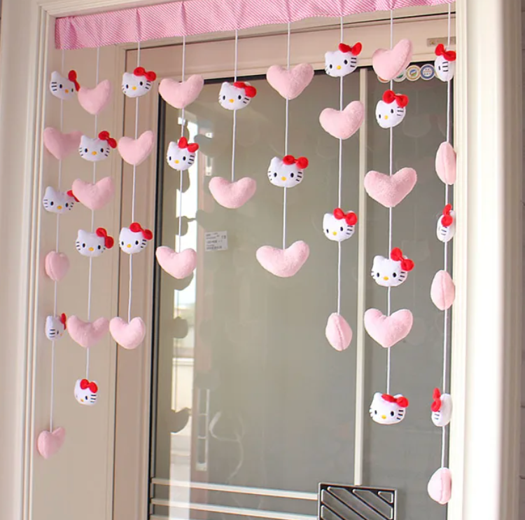 Sanrio Hello Kitty Plush Door Curtain