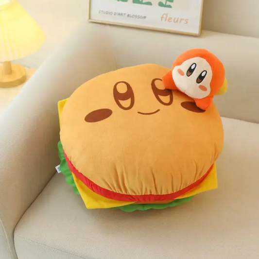 Cheeseburger Kirby Plushie Cushion