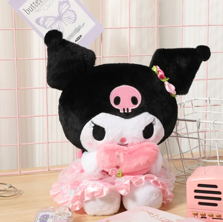 Pink Floral Sanrio Plushies