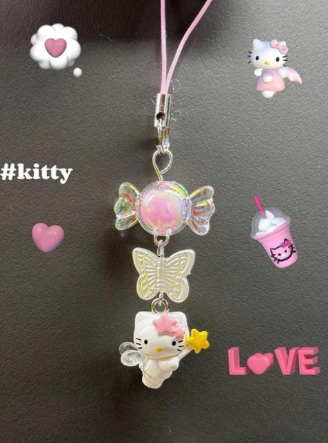 Vintage Hello Kitty Y2K Phone Charms