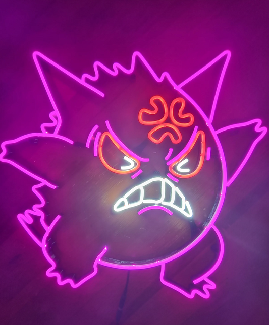 Nintendo Pokemon Dark Gengar Neon Sign