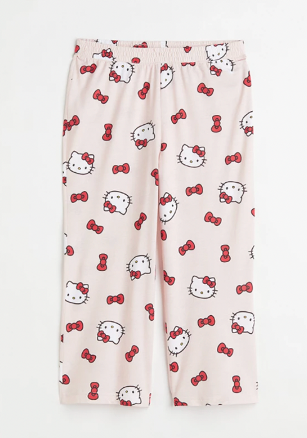 2023 Sanrio Hello Kitty Pajamas Halloween Flannel Fashion Trouserswomen  Kawaii Woolen Anime Cartoon Casual Home Autumn Pants Toy - Walmart.com