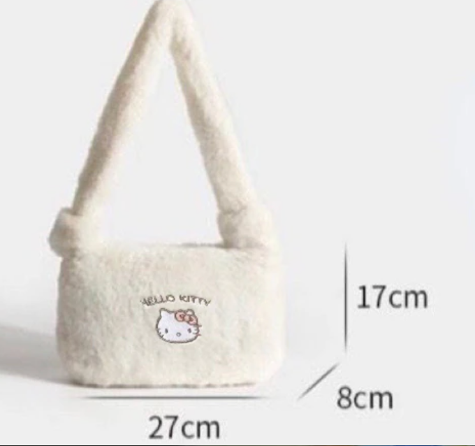 Faux Lamb Wool Women's Shoulder Bag Cute Bunny Embroidered Ladies Plush  Large Tote Bags Winter Furry Female Casual Handbags - Shoulder Bags -  AliExpress