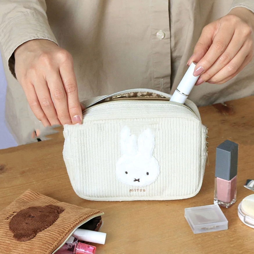 Miffy Corduroy Makeup Bag