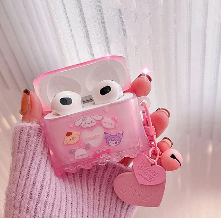Sanrio Pink Airpods Case