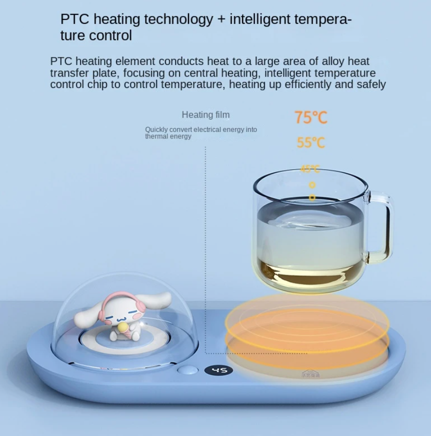 Cinnamoroll Heated Coaster